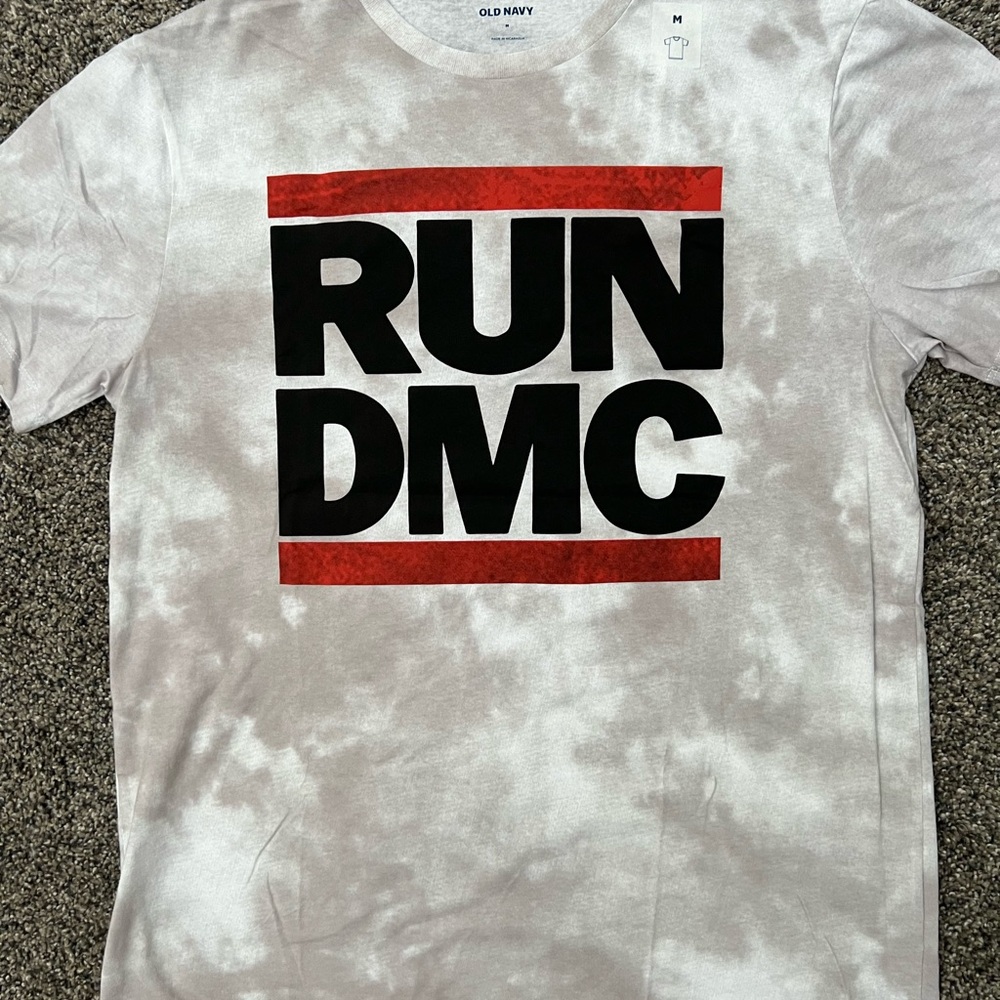 Old Navy White RUN DMC Graphic T-Shirt